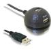 Delock USB 2.0 Docking station, kabel 1,8m + napájecí port