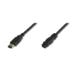 Digitus kabel FireWire 4pin - 9pin 3m, černý