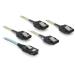 Delock kabel SAS mini 36-pin / 4x SATA metall 50 cm