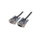 Digitus Premium sériový kabel prodlužovací DB9 M/F 3m, černošedý