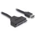 DeLock kabel  eSATAp na SATA 22 pin délka 0,5m, pro 2,5