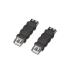 Digitus USB Adapter, USB A černý samice/samice (spojka)
