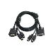 Digitus Octopus cable VGA, PS/2 Mouse, PS/2 Keyboard 3m