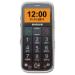EVOLVE GSM mobilní telefon pro seniory Ego (velký displej, snadné ovládání, FM rádio, SOS tlačítko, svítilna, černý)