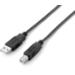 USB kabel Equip propojovací A-B 1m černý
