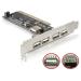 Delock USB 2.0 4+1 port, interní pro PCI 