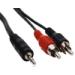 equip kabel stereo connection , 2 x cinch - 1 x 3,5mm, délka 1,5m