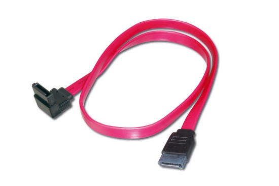 Digitus SATA Cable, UL 21149, 0,3m levý (nahoru)