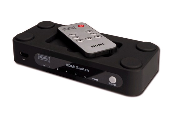 Digitus HDMI elektronický přepínač 5 => 1