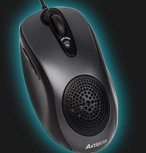 A4tech myš X-766FS, game mouse, 2000dpi, s ventilátorem, USB