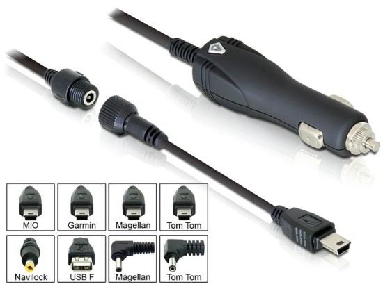 Navilock univerzální nabíječka do auta pro GPS/PNA