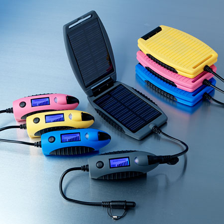 Solární outdoorová záložní nabíječka Powermonkey-eXplorer: panely + powerbank 2200mAh (modrá)