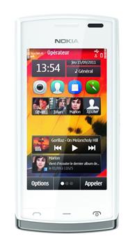 Nokia 500 White/ Silver