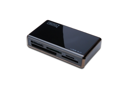 Digitus USB 3.0 Card Reader  ALLin1( MS/SD/SDHC/MiniSD/M2/CF/MD/SDXC )  včetně 1M  připojovacího kabelu