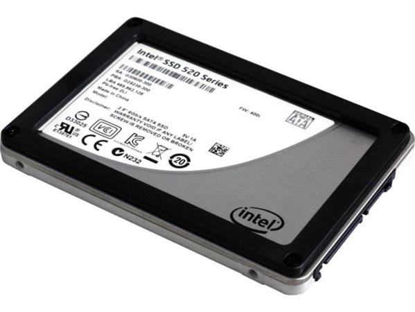 INTEL SSD 520 Series (180GB, 2.5in SATA 6Gb/s, 25nm, MLC) 9.5mm, OEM Pack                                              