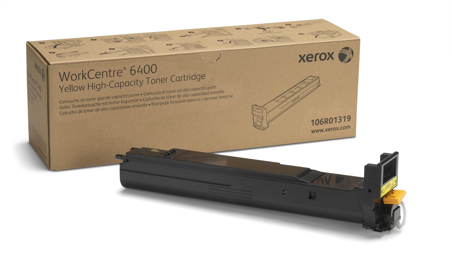 Xerox Toner Yellow pro WC 6400 (16. 500str)