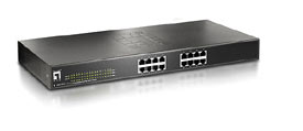 LevelOne Gigabit Web Smart Switch16-Port 10/ 100/ 1000T
