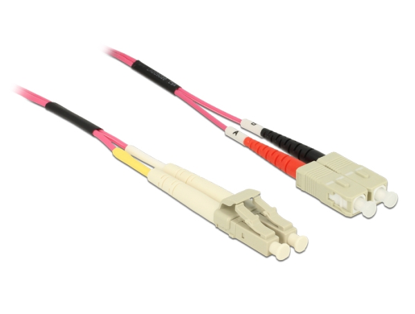 Delock optický kabel LC / SC Multimode OM4.  10 m
