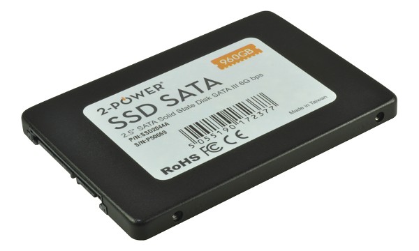 2-Power SSD 960GB 2.5" SATA III 6Gbps (R520, W500 MB/s, IOPS 86/71K) Nand Flash - Toshiba, Phison S10