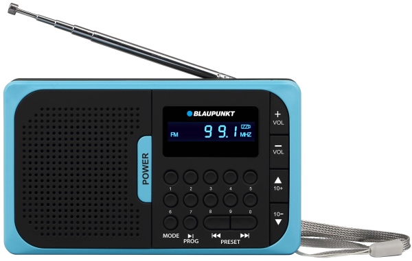 Rádio BLAUPUNKT PR5BL, AM/FM, PLL, USB, microSD