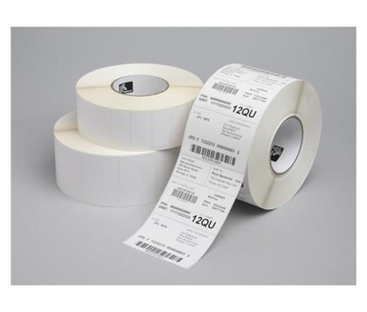 Label, Paper, 57x51mm; Thermal Transfer, Z-Selct 2000T, Coated, Permanent Adhesive, 25mm Core, Perforation