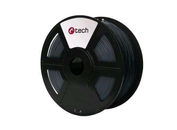 C-TECH tisková struna ( filament ) , HIPS, 1,75mm, 1kg, šedá