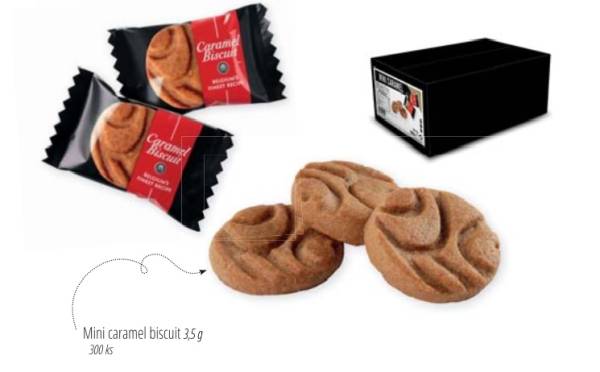 Belgické sušenky - Mini caramel biscuit (300 ks)