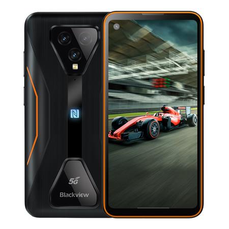 iGET Blackview GBL5000 Orange - Odolný telefon/6,36" FHD+IPS/1080x2300/Octa-core/8GB+128GB/16+12+0,3MPx/16MPx/5G/černý