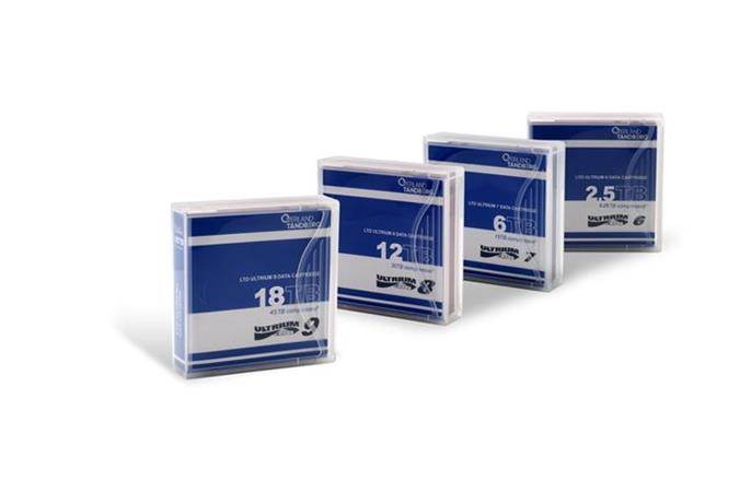 Overland LTO-9 Data Cartridge 18TB/45TB pre-labeled (5-pack, contains 5 pieces)