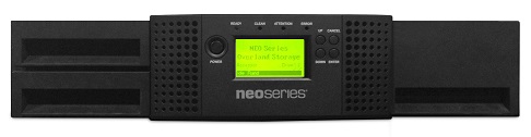 NEOs T24 2U/24-slot/1-LTO9 432TB / 1080TB FC/ 3-year Bronze warranty