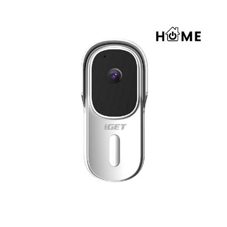 iGET HOME Doorbell DS1 White - Inteligentní bateriový videozvonek