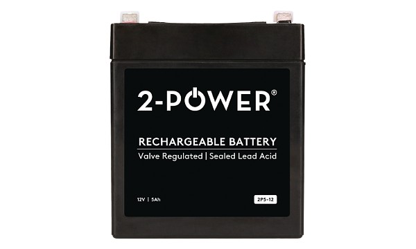 2-Power 2P5-12 12V 5Ah VRLA Bezpečnostní baterie F2 ( Faston 250 )