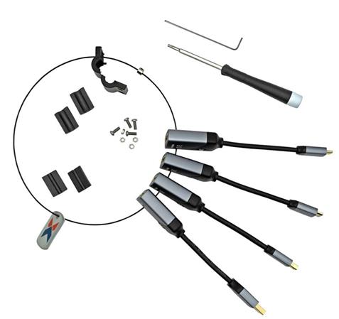 ProXtend kabel/redukce RING HDMI 4K výstup pro připojení zařízení s DisplayPort,Mini DisplayPort,Mini HDMI, USB-C
