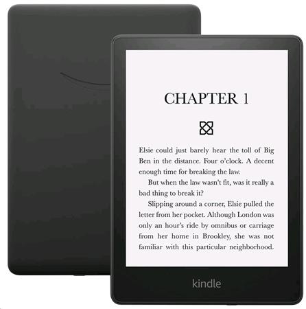 AMAZON KINDLE PAPERWHITE 5 2021, 6,8" 16GB E-ink displej, WIFi, BLACK, BEZ REKLAM