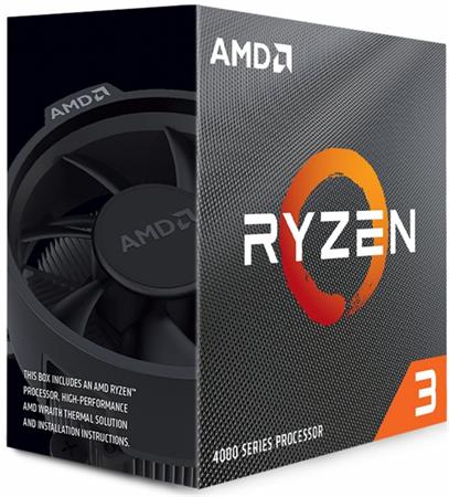 AMD Ryzen 3 4C/8T 4100 (4.0GHz,6MB,65W,AM4) box + Wraith Stealth cooler